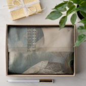 Flapper Girl Art Deco der 1920er Jahre Seidenpapier (Geschenk)