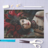 Flapper Girl der 1920er Jahre1 Seidenpapier (Handwerk)