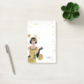 Flapper Girl Gatsby Theme der 1920er Post-it Klebezettel (Büro)