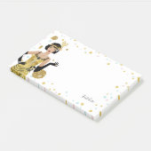 Flapper Girl Gatsby Theme der 1920er Post-it Klebezettel (angewinkelt)