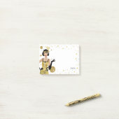 Flapper Girl Gatsby Theme der 20er Jahre Post-it Klebezettel (Auf Schreibtisch)