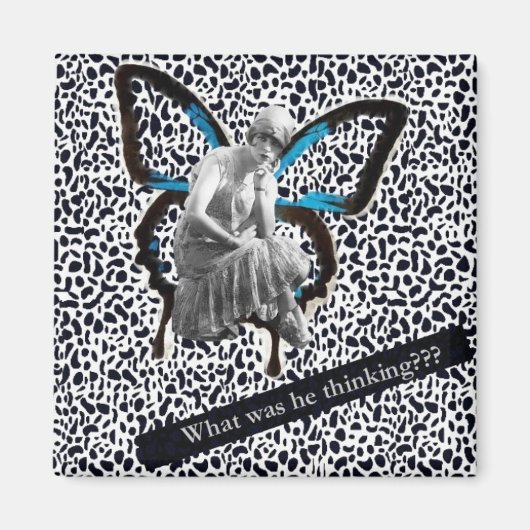 Flapper Girl - Magnet der alten Kunst (Vorne)