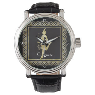 Flapper Girl Thunder_Cove der 1920er Jahre Armbanduhr