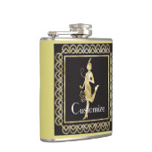 Flapper Girl Thunder_Cove der 1920er Jahre Flachmann (Rechts)