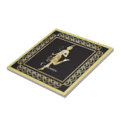 Flapper Girl Thunder_Cove der 1920er Jahre Fliese (Seite)