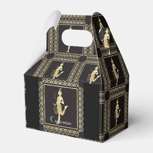 Flapper Girl Thunder_Cove der 1920er Jahre Geschenkschachtel (Vorderseite)