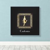 Flapper Girl Thunder_Cove der 1920er Jahre Leinwanddruck (Insitu (Holzboden))