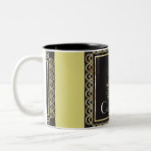 Flapper Girl Thunder_Cove der 1920er Jahre Zweifarbige Tasse (Links)