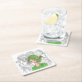 Flapper Girl Untersetzer (Vor Ort)