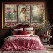 Flapper Girl Vintages Jugendstil Seidenpapier