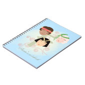 Flapper girls roaring twenties notizblock (Linke Seite)