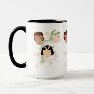 Flapper girls roaring twenties tasse