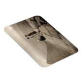 Flapper Girls Sunrise Khufu Pyramid, Ägypten 1920 Magnet (Rechte Seite)