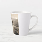 Flapper Girls Sunrise Khufu Pyramid, Ägypten 1920 Milchtasse (Rechts)