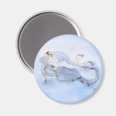 Flapper in Blau Magnet (Vorderseite/Rückseite)