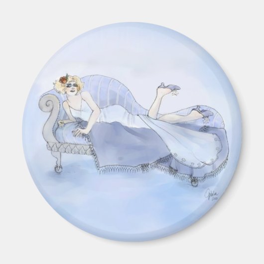 Flapper in Blau Magnet (Vorne)