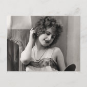 Flapper in Lingerie Postkarte (Vorderseite)