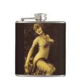 Flapper in Sepia 1 Flachmann (Vorderseite)