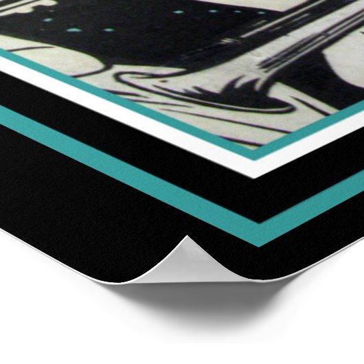 "Flapper Jazz" 16 x 20 Poster (Ecke)