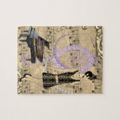 Flapper Lady Music & Glamour Puzzle (Horizontal)