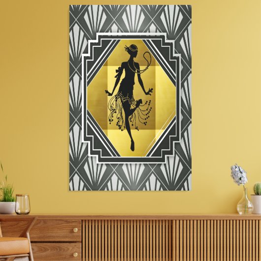 Flapper Leinwanddruck (Insitu (Wohnzimmer))