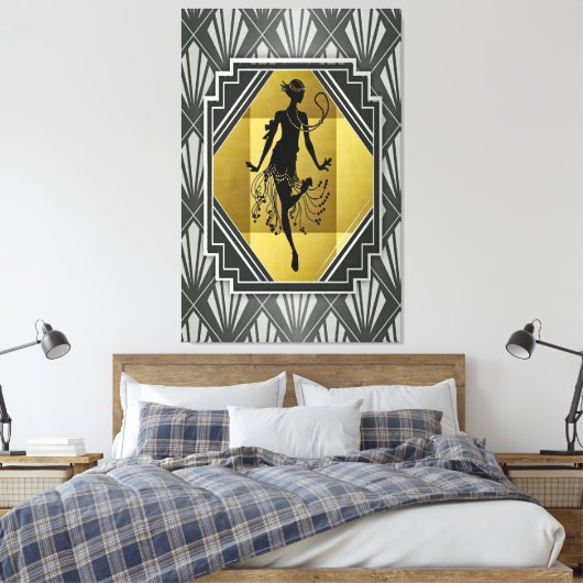 Flapper Leinwanddruck (Insitu (Schlafzimmer))