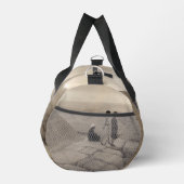 Flapper Mädchen Sonnenaufgang Pyramide des Cheops, Duffle Bag (Rechts)