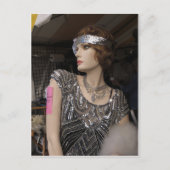 Flapper Mannequin Postkarte (Vorderseite)