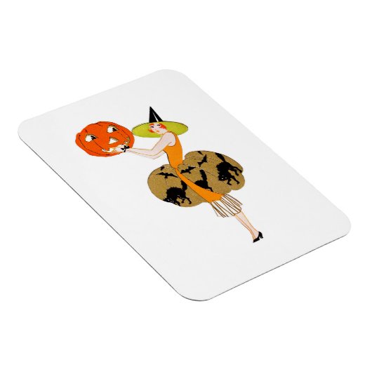 Flapper mit einem Jack-O-Lantern Magnet (Rechte Seite)