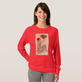 Flapper mit Mistelzweig T-Shirt (Vorne ganz)