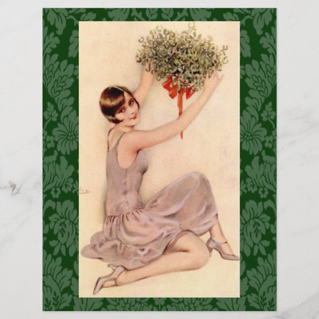 Flapper mit Mistletoe (Vorderseite)