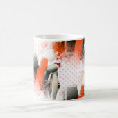 Flapper-Polka Punkte Kaffeetasse (Mittel)