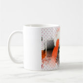 Flapper-Polka Punkte Kaffeetasse (Links)