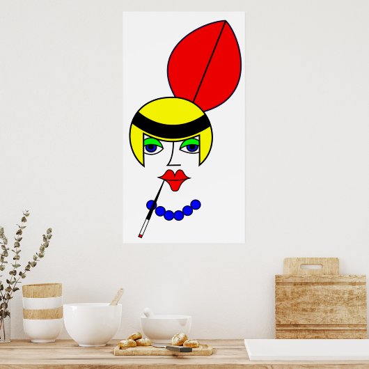 Flapper - Roaring 20s Poster (Küche)