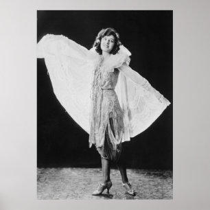 Flapper Style Dress, 20er Poster