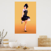 Flapper-Tanz Poster (Küche)