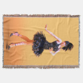 Flapper-Tanz Vintage Decke (Vorderseite)