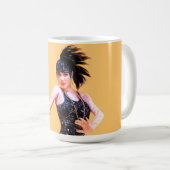Flapper-Tanz Vintage Kaffeetasse (VorderseiteRechts)
