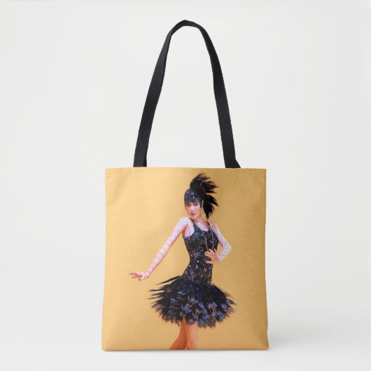 Flapper-Tanz Vintage Tasche (Vorderseite)