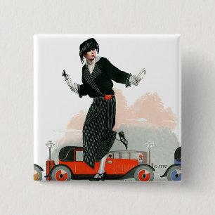 Flapper und Roadster Button