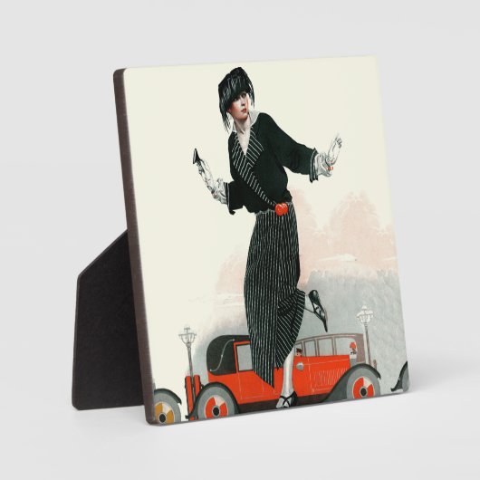 Flapper und Roadster Fotoplatte (Vorderseite)