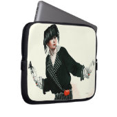 Flapper und Roadster Laptopschutzhülle (Vorne Rechts)