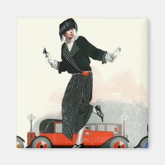 Flapper und Roadster Magnet