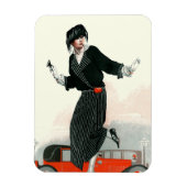 Flapper und Roadster Magnet (Vertikal)