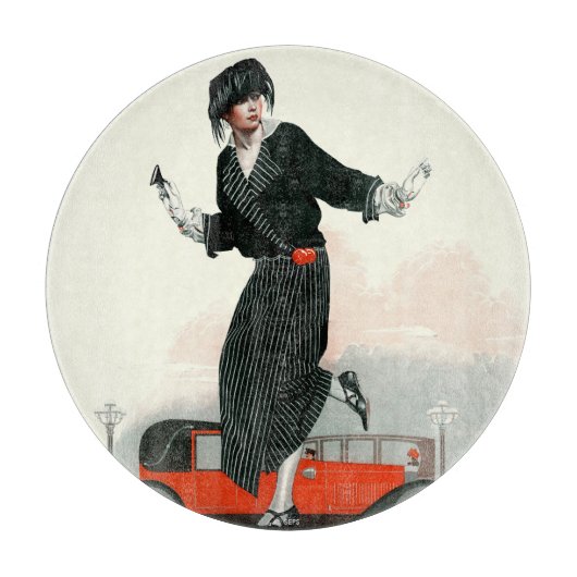 Flapper und Roadster Schneidebrett (Vorderseite)