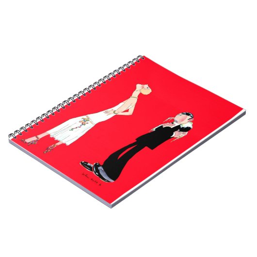 Flapper von John Held Jr Notizblock (Linke Seite)