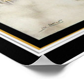 "Flappers take the Train" Art Deco Print 16 x 20 Poster (Ecke)