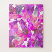 Flapping Flamingos Pink Feathers puzzle (Vertikal)