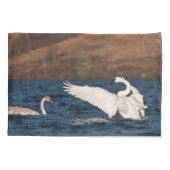 Flapping Swan Kissenbezug (Rückseite-Links)