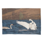 Flapping Swan Kissenbezug (Vorderseite-Links)